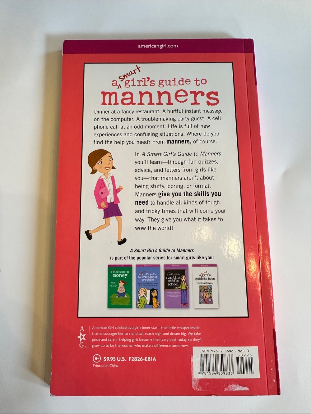 American Girl “A Smart Girls' Guide to Manners” Paperback Book w Glossy Pages - Picture 2 of 13